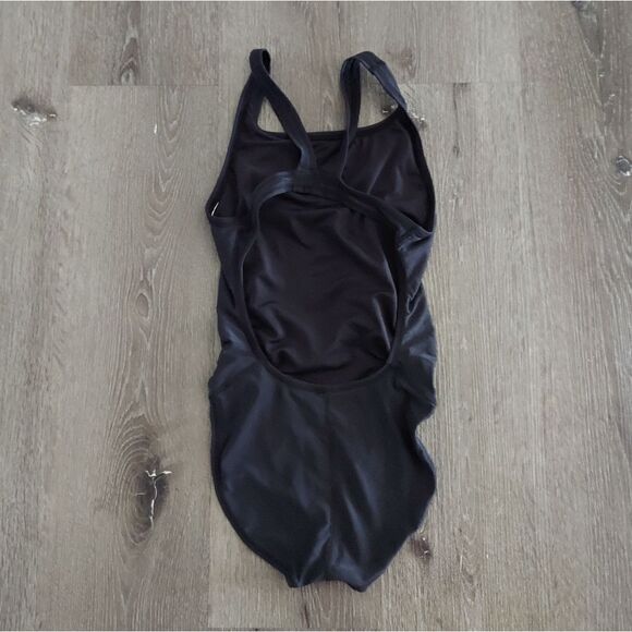 Nike Swim FASTBACK - Backless Swimsuit Black - Picture 4 of 7
